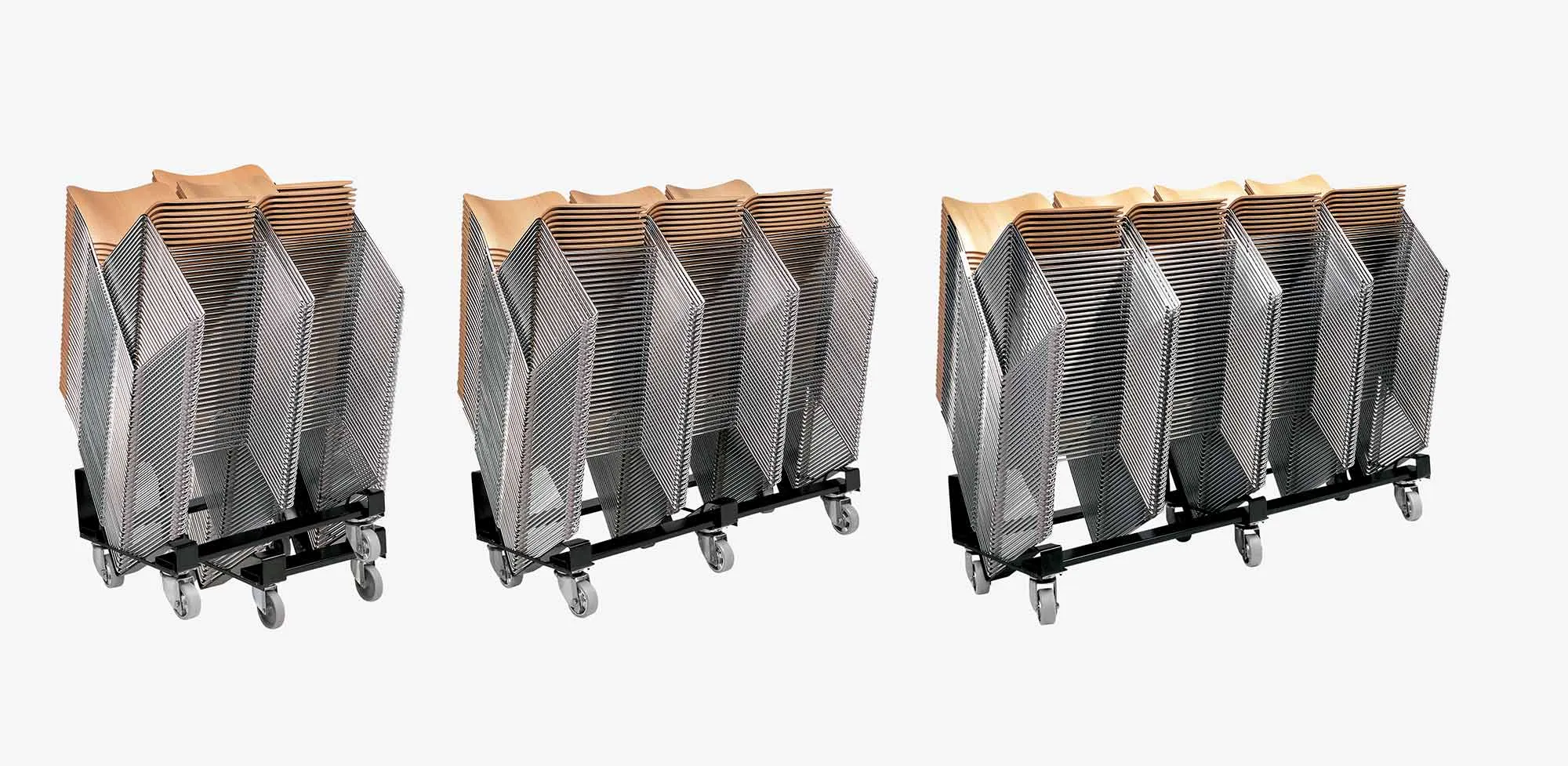 40/4 chairs stack linked and portable