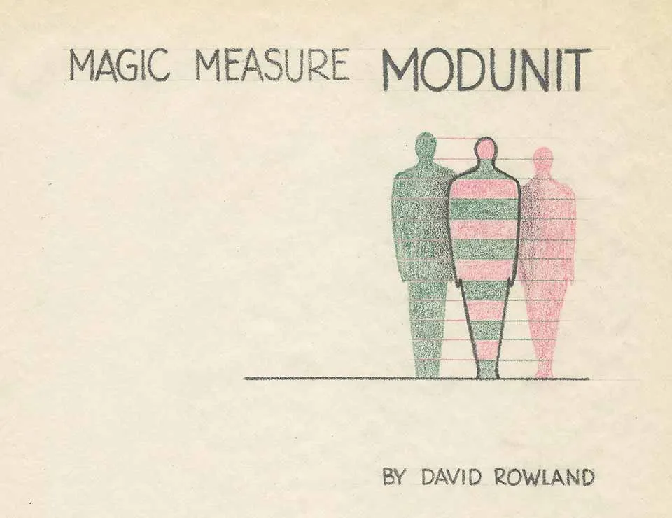 David Rowland 1955 Maximum Order Dimensioning System