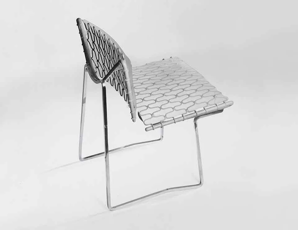 David Rowland 1958 Zig Zag Cantilever Chair