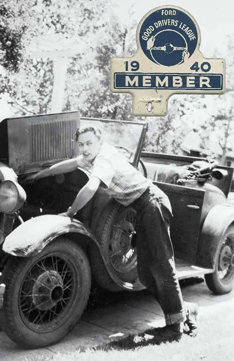 David Rowland Life 1940 Ford Good Drivers League