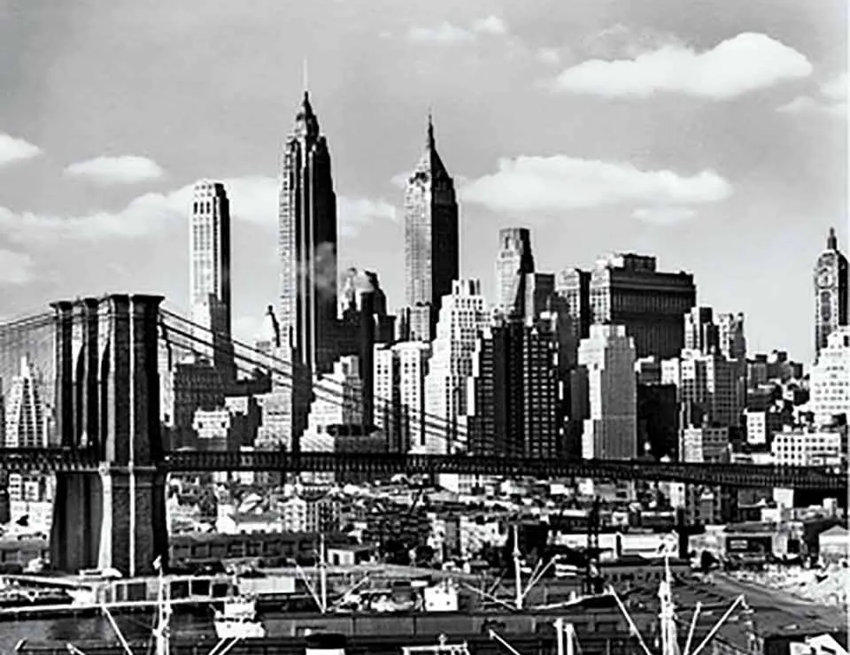 David Rowland Life 1951 NYC skyline