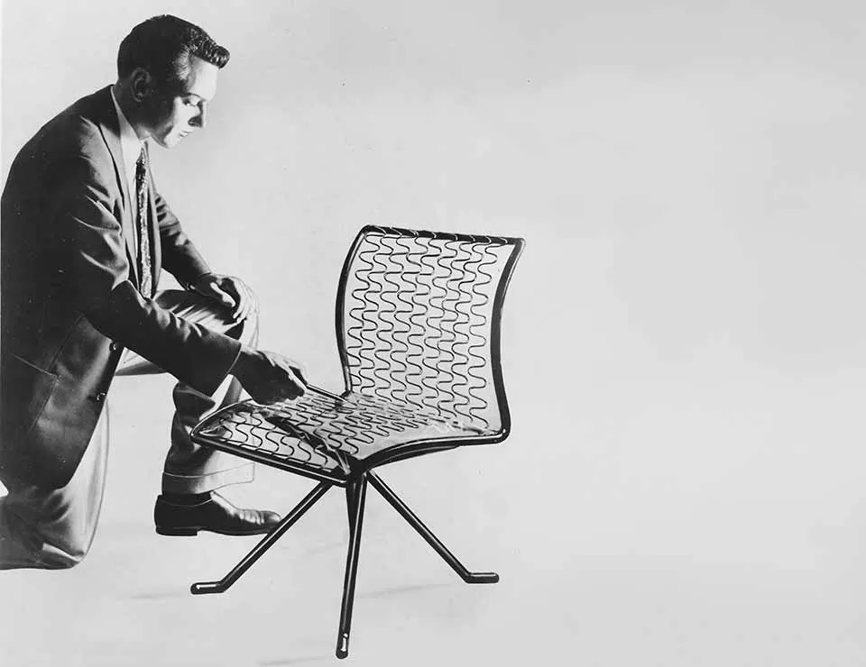David Rowland Life 1951 transparent chair