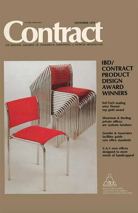 David Rowland Life 1979 Softec on Contract magazine cover