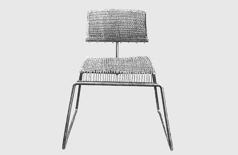 David Rowland 1950 magic carpet chair front