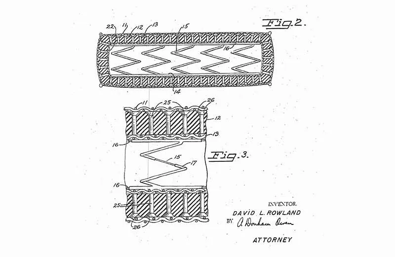 David Rowland 1953 drain dry cushion fig 2 fig 3